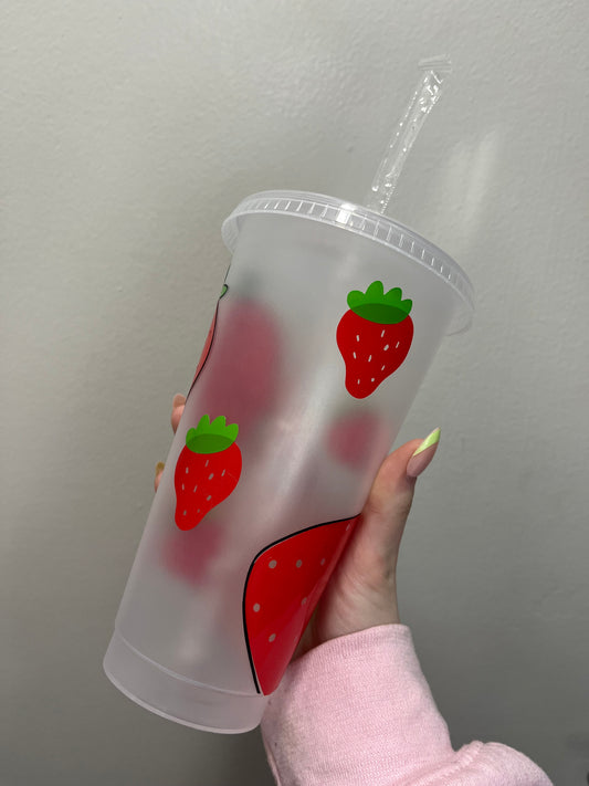 strawberry tumbler