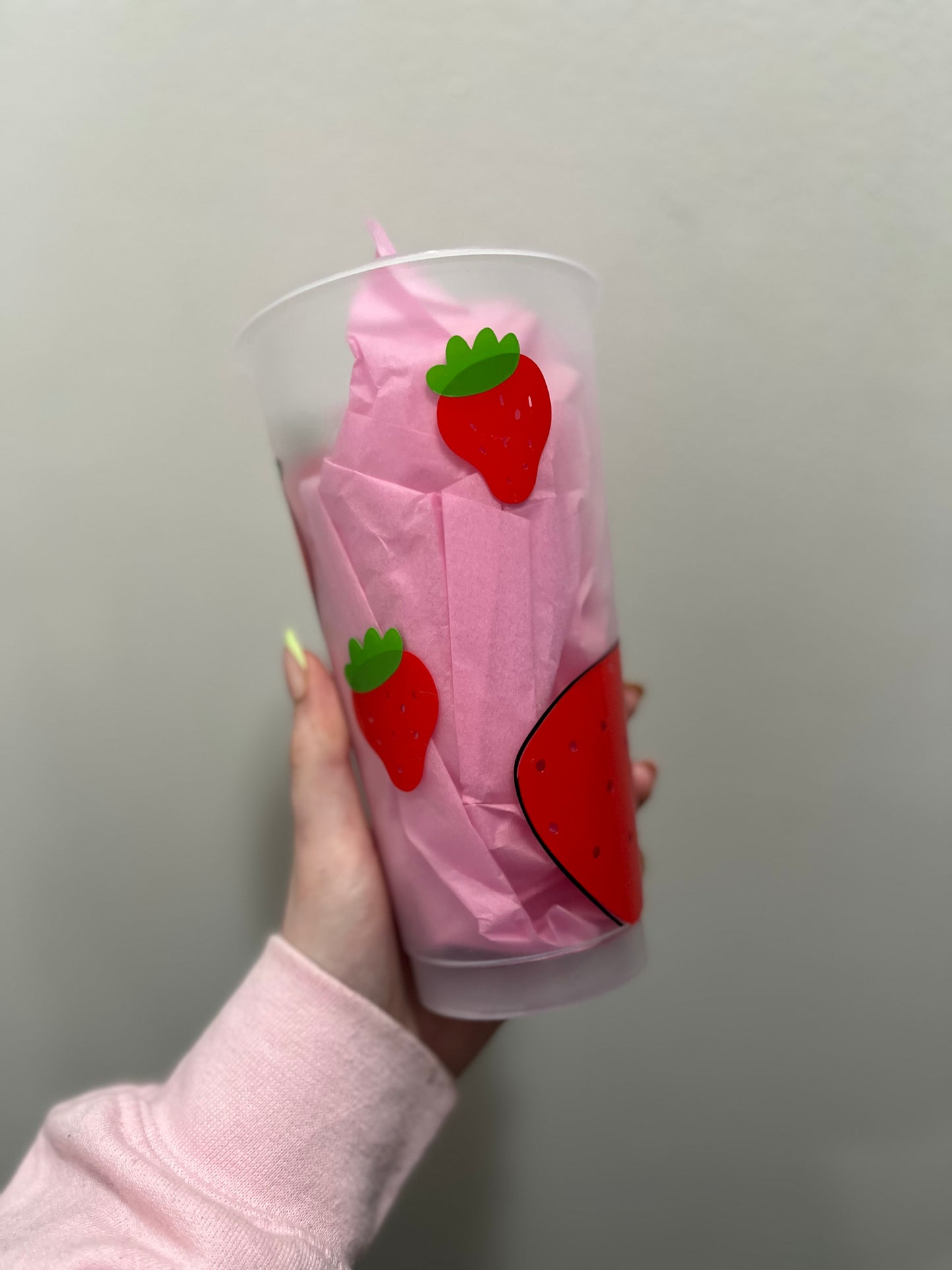 strawberry tumbler